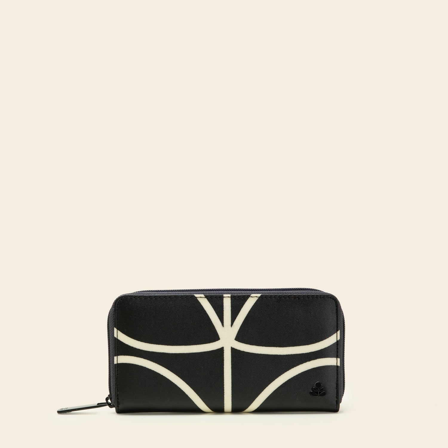 Forget Me Not Wallet - Linear Stem Liquorice