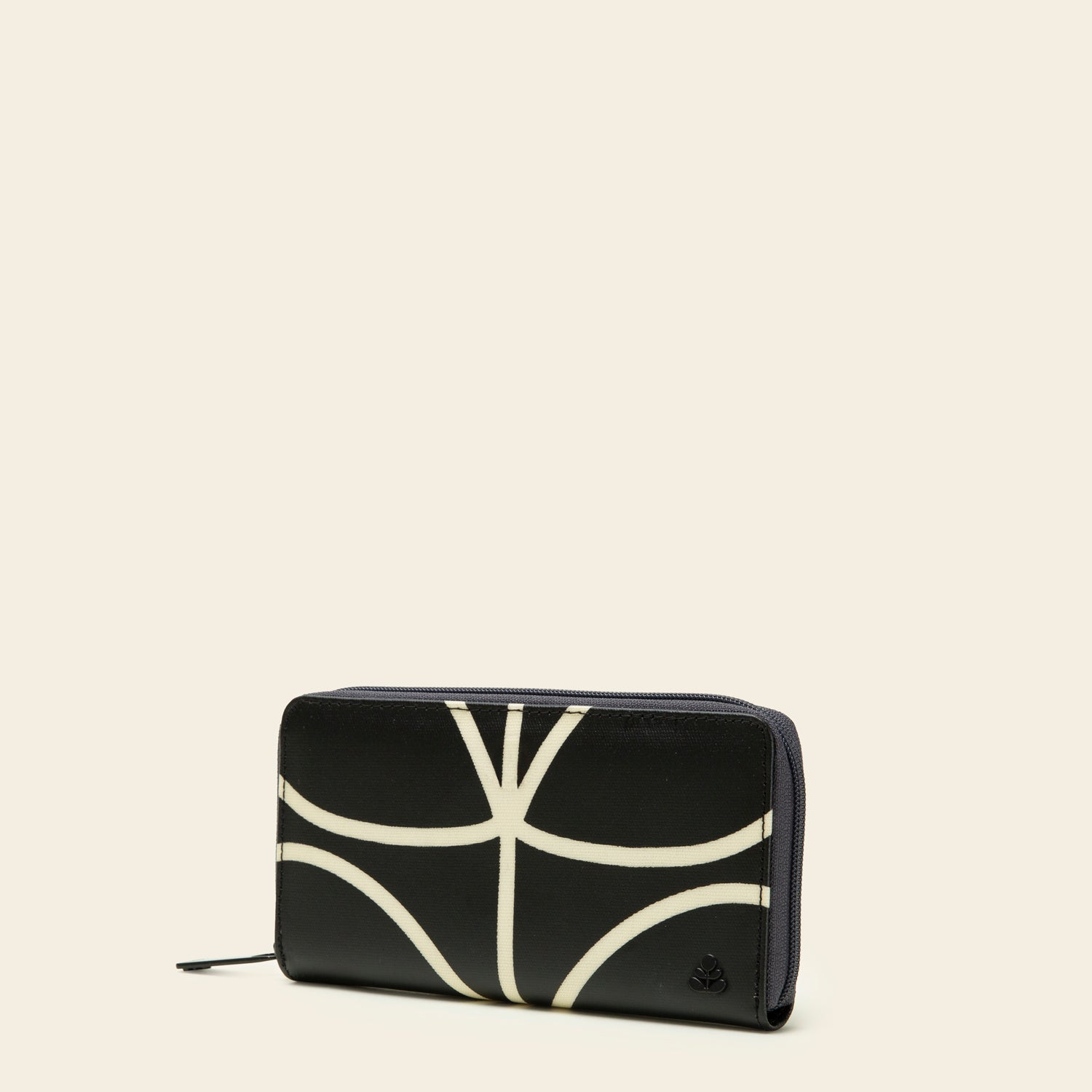 Forget Me Not Wallet - Linear Stem Liquorice