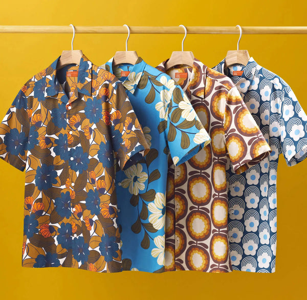 Orla Kiely x NEXT men's shirt collaboration