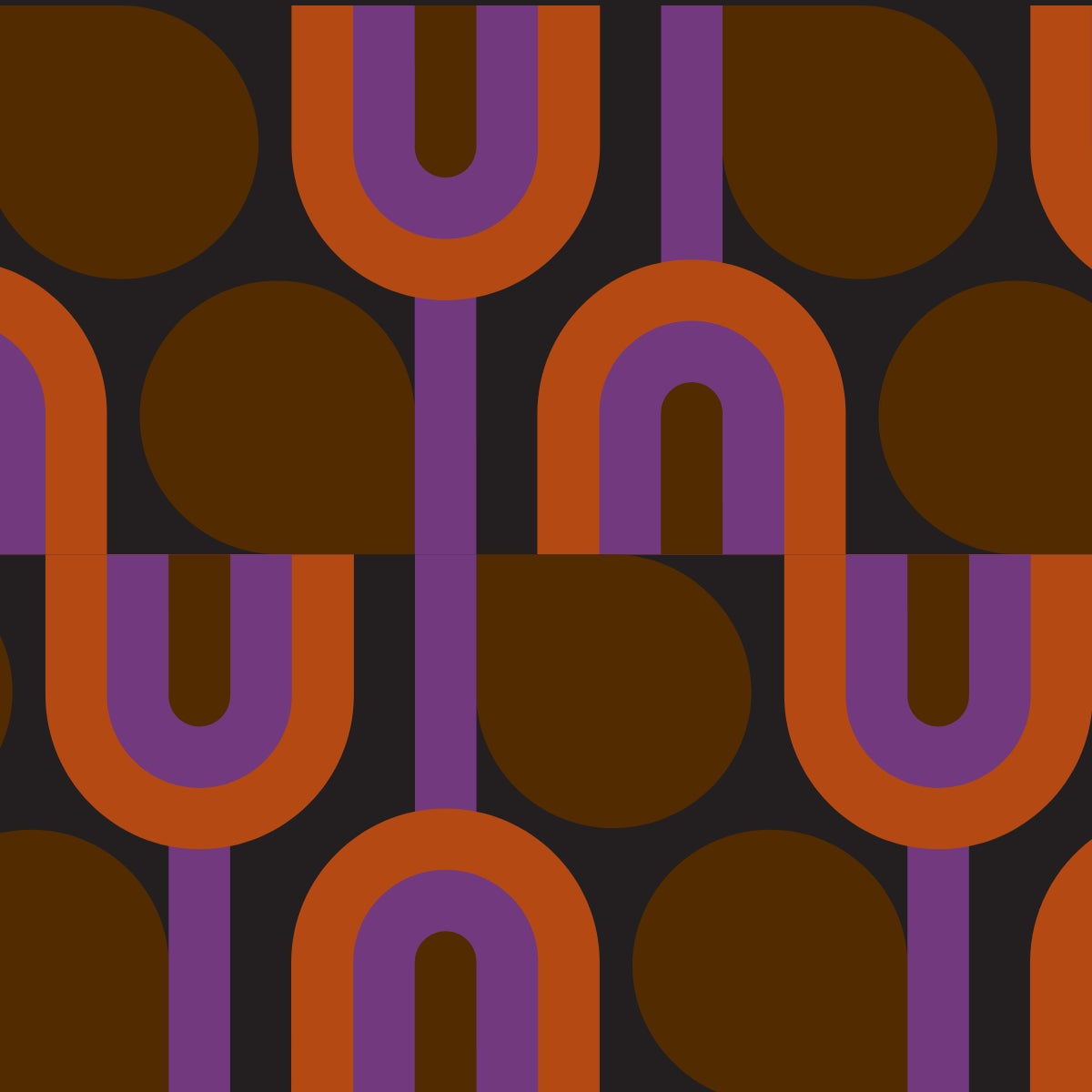 Print - Circle Line Autumn