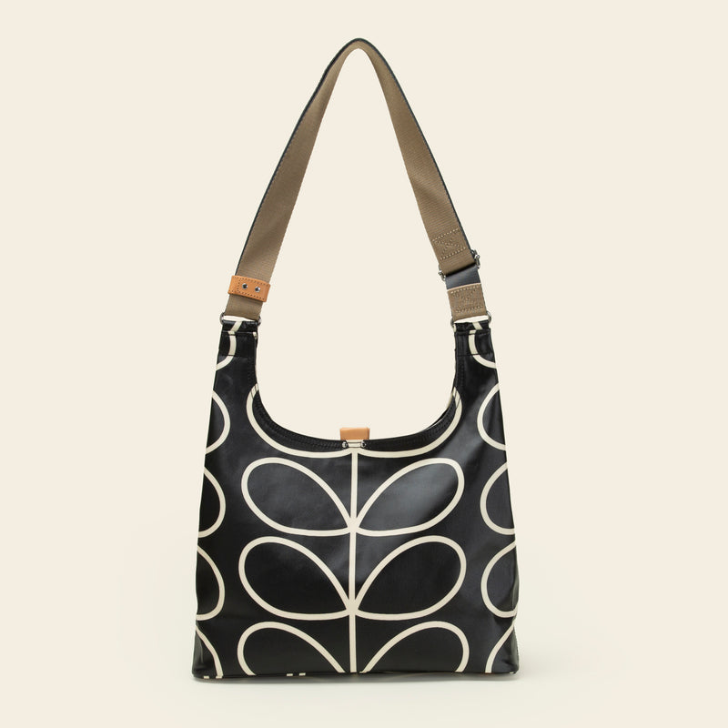 Midi Crossbody - Linear Stem Liquorice