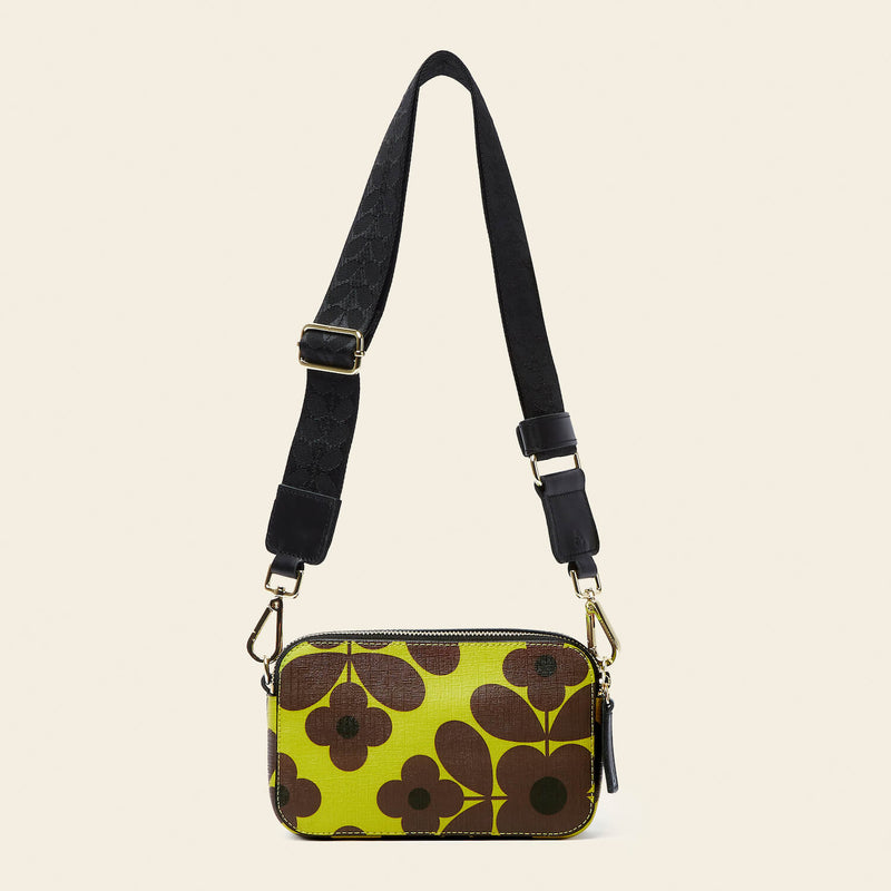 Duo Crossbody - Flower Tile Chartreuse