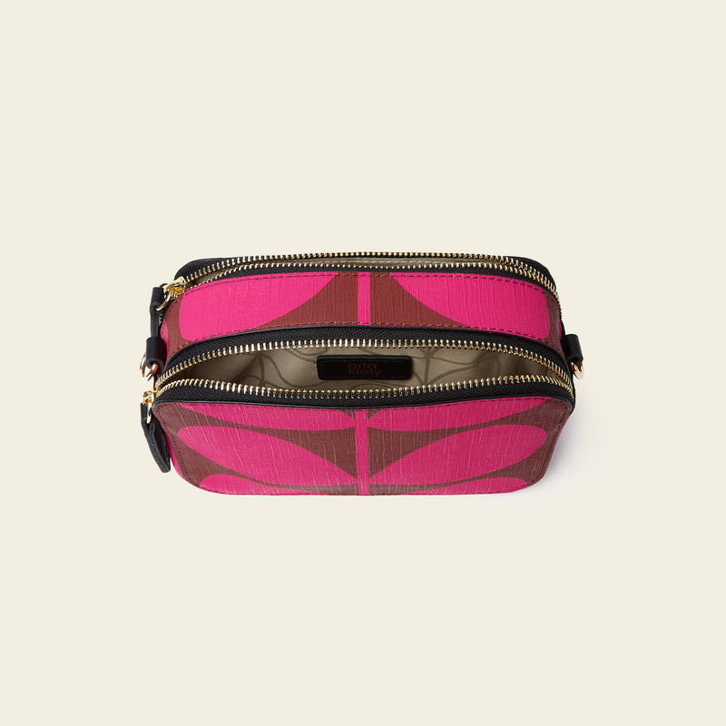 Duo Crossbody - Solid Stem Cerise