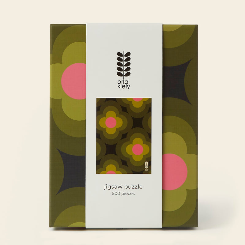 Radial Flower Jigsaw Puzzle by Orla Kiely