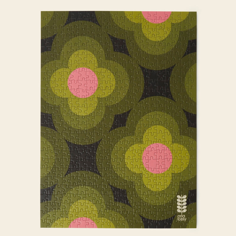 Radial Flower Jigsaw Puzzle by Orla Kiely