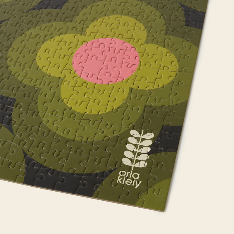 Radial Flower Jigsaw Puzzle by Orla Kiely