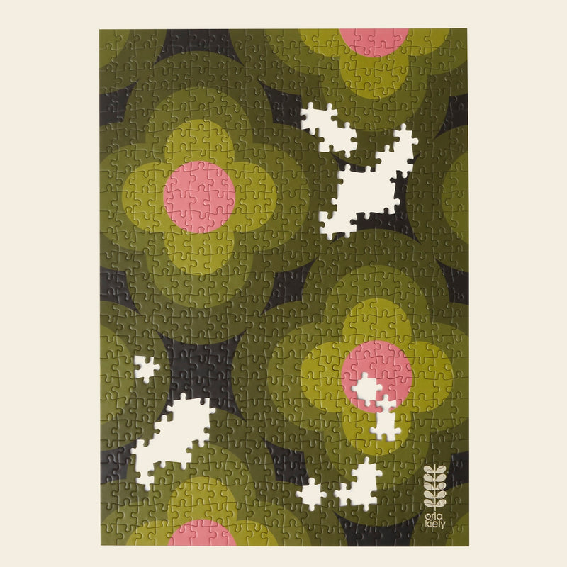 Radial Flower Jigsaw Puzzle by Orla Kiely