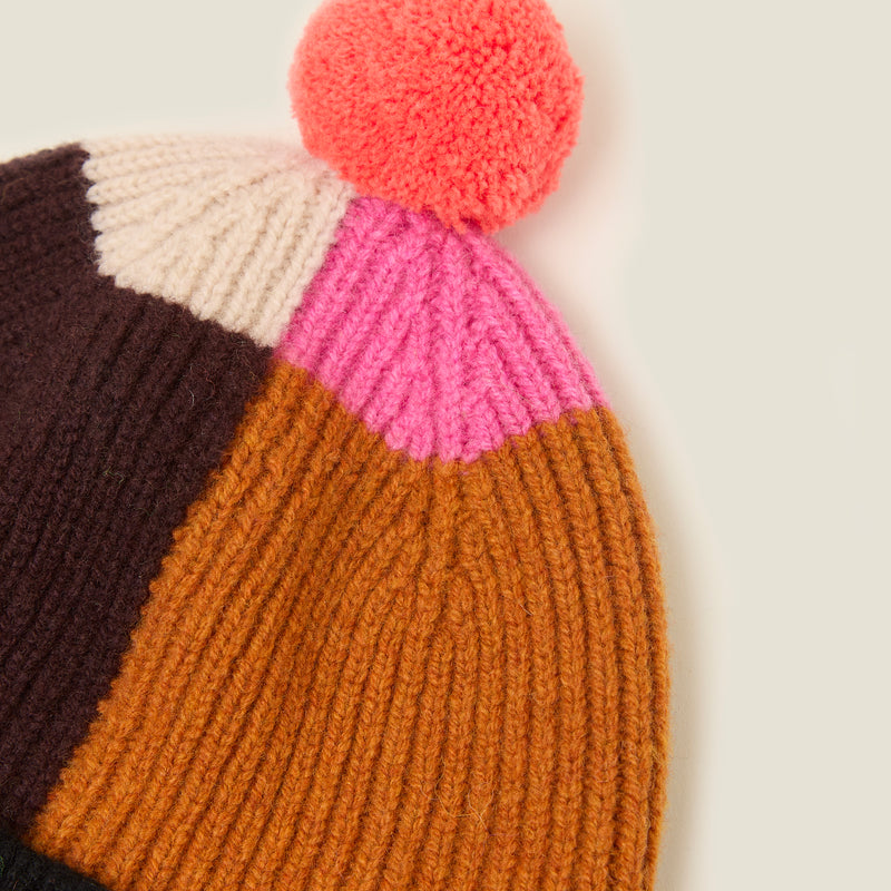 Knitted Accessories Bundle - Neon Orange