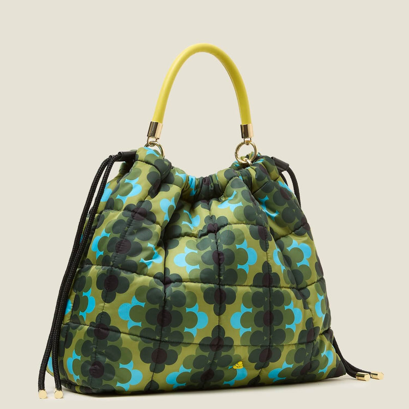 Cirrus Drawstring Handbag - Cosmos Green