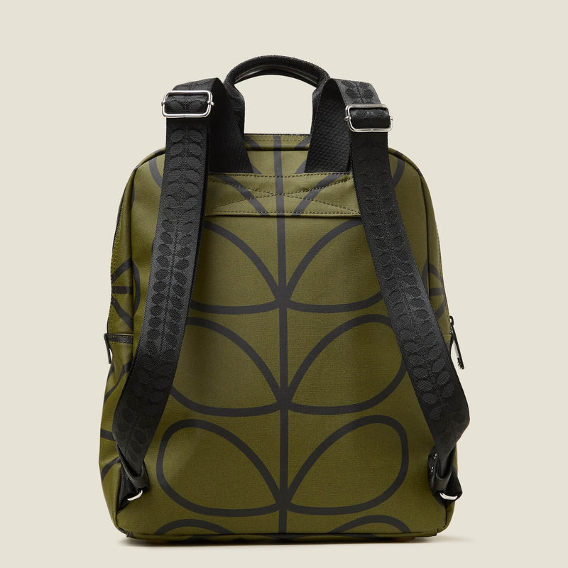 Lotta Backpack - Giant Linear Stem Olive