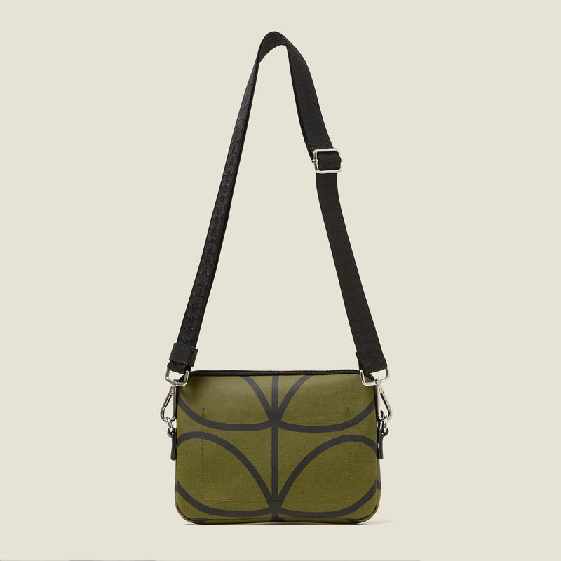 The Slim Crossbody - Giant Linear Stem Olive