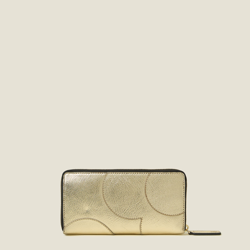 Forget Me Not Wallet - Spot Flower Gold