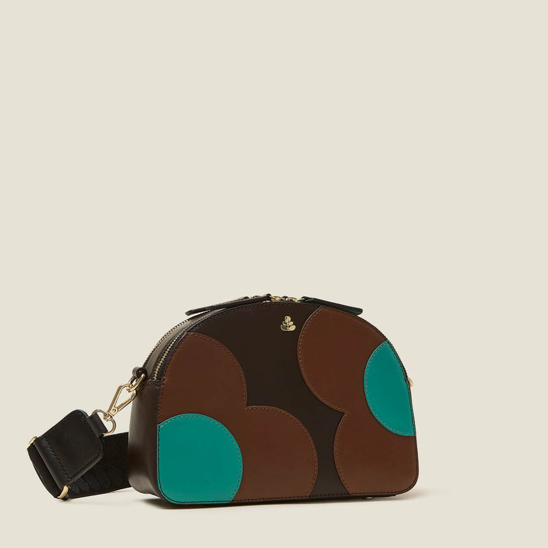 Luna Crossbody - Spot Flower Walnut