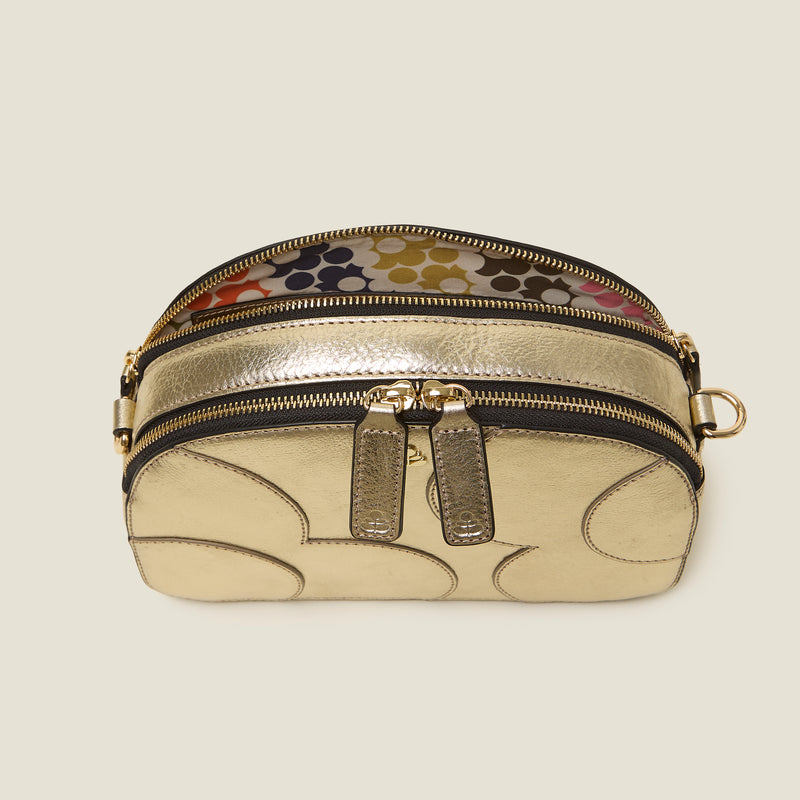 Luna Crossbody - Spot Flower Gold