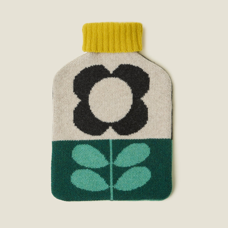 Hot Water Bottle Cover - Flower Stem Jewel