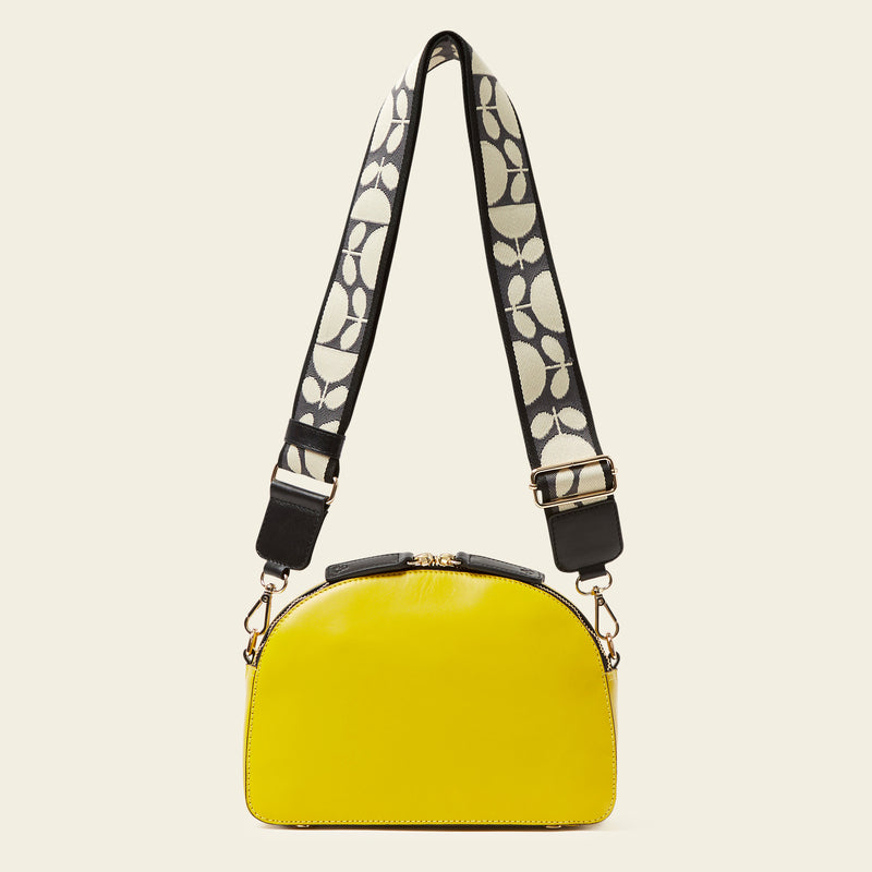 Luna Crossbody Bag in Daffodil Punched Flower by Orla Kiely