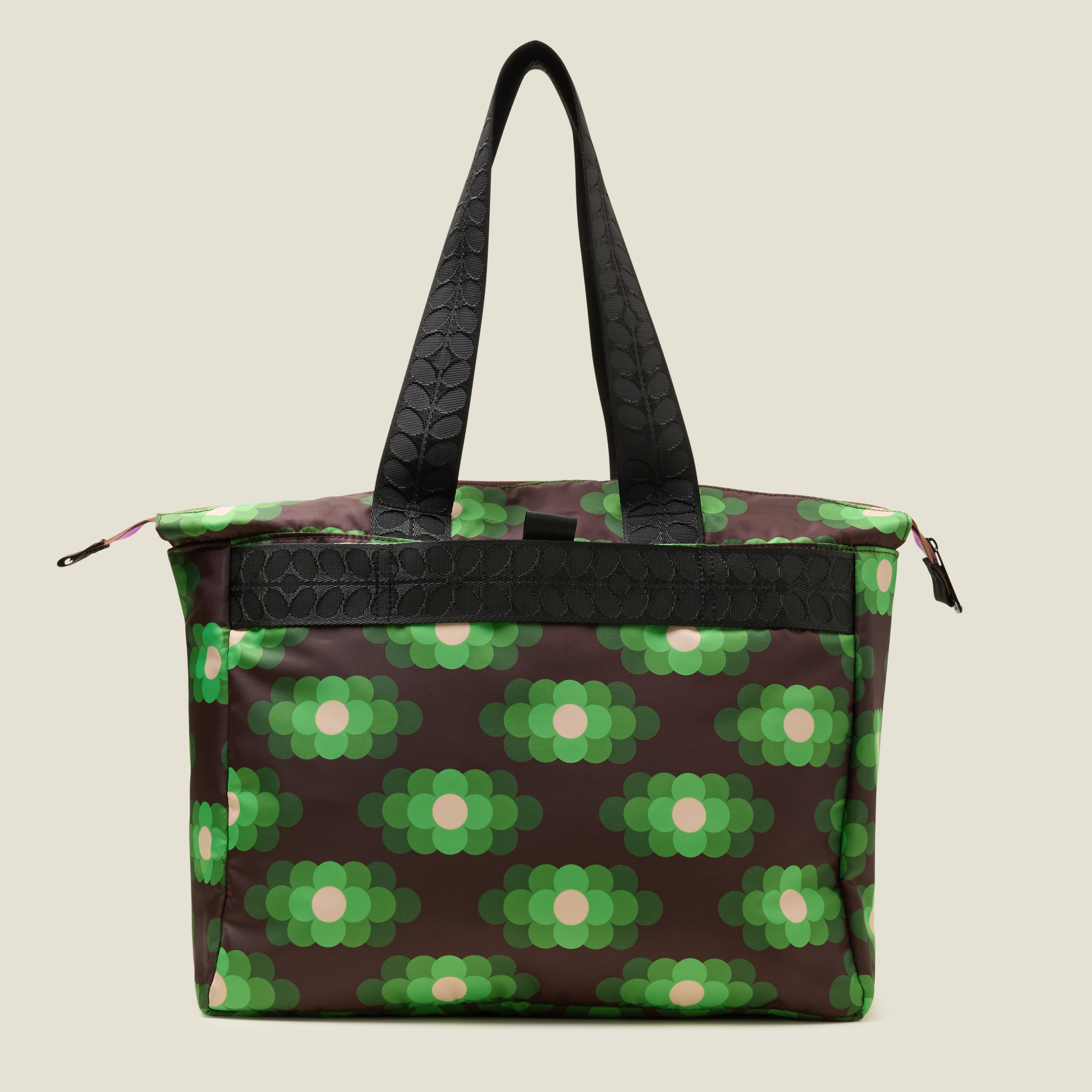 Axis Tote Bag - Flower Haze Neon Green