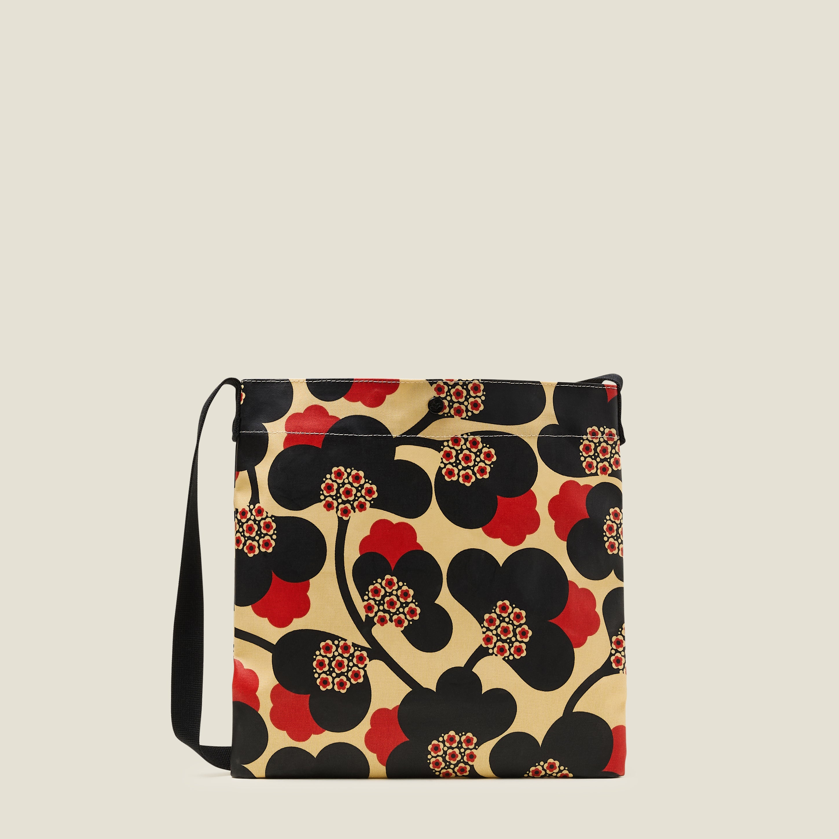 On a Roll Flat Crossbody - Japonica Paprika