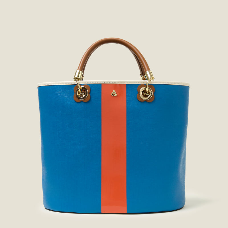 Smile Tote - Colour Block True Blue