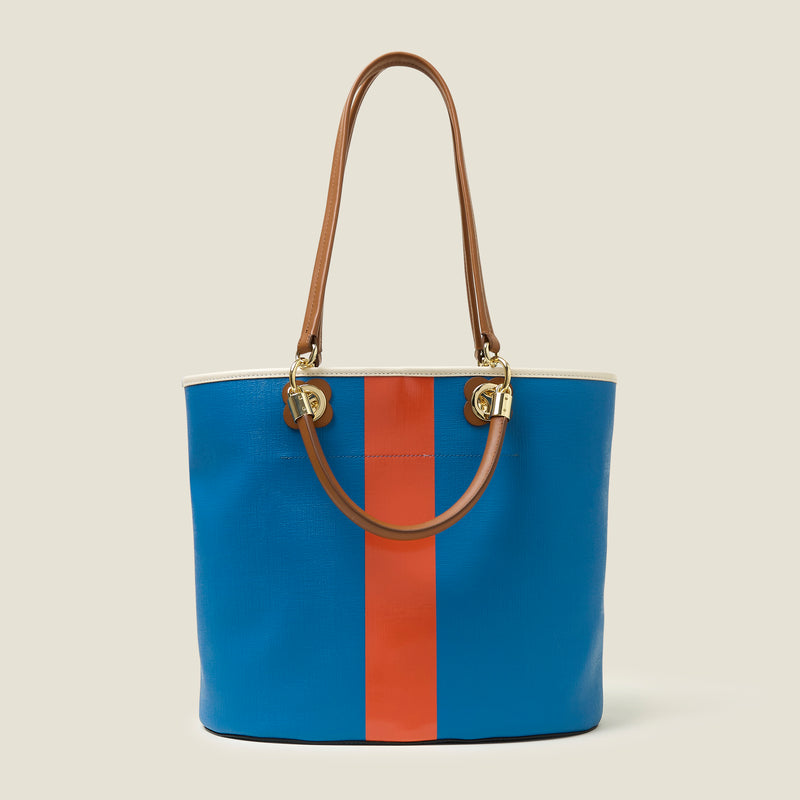 Smile Tote - Colour Block True Blue