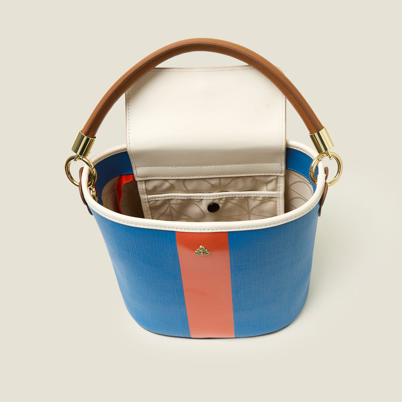 Smile Sling Crossbody - Colour Block True Blue