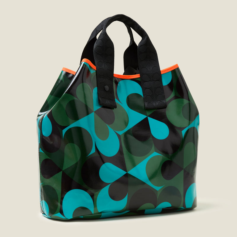 Carryall Large Tote - Kaleidoscope Emerald