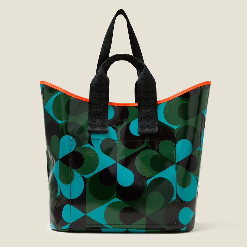 Carryall Large Tote - Kaleidoscope Emerald