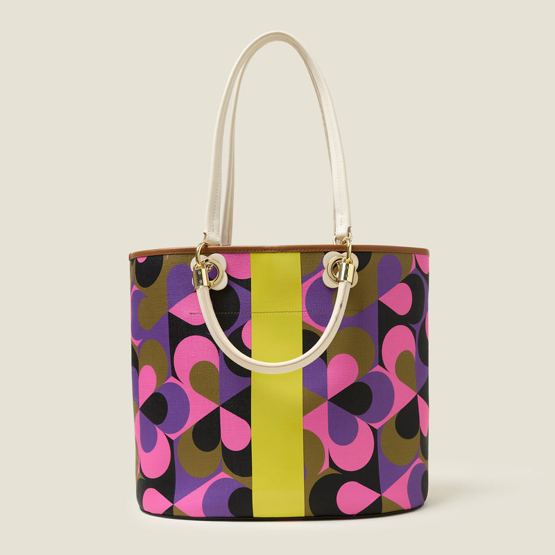 Smile Tote - Kaleidoscope Violet