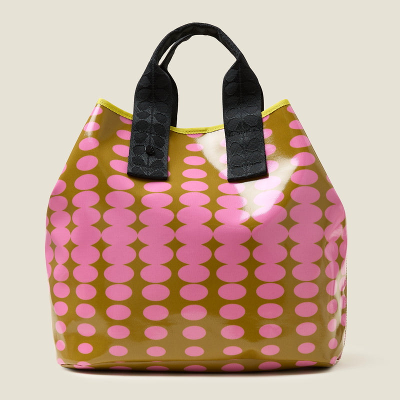 Carryall Large Tote - Optical Oval Ochre