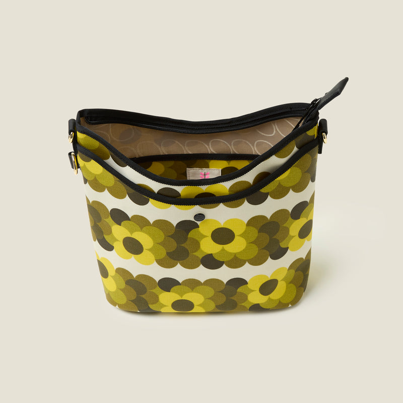 Cross Carry Crossbody - Retro Flower Yellow