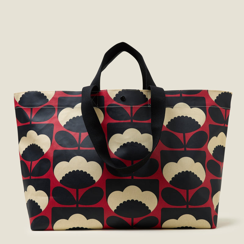 Roll Out Large Tote  - Spring Bloom Poppy