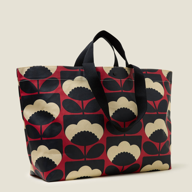 Roll Out Large Tote  - Spring Bloom Poppy