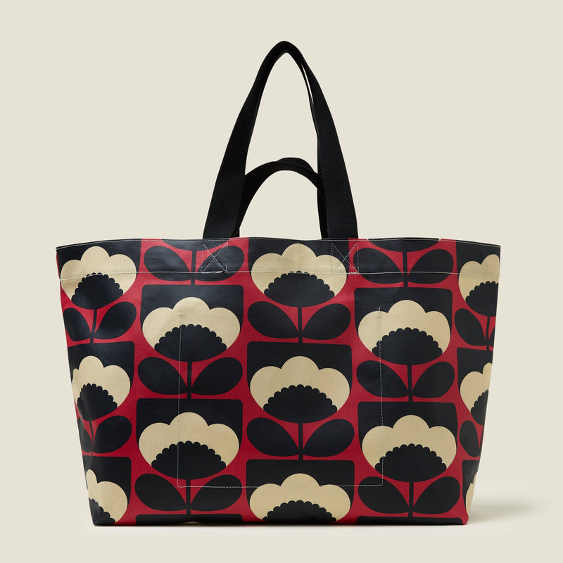 Roll Out Large Tote  - Spring Bloom Poppy