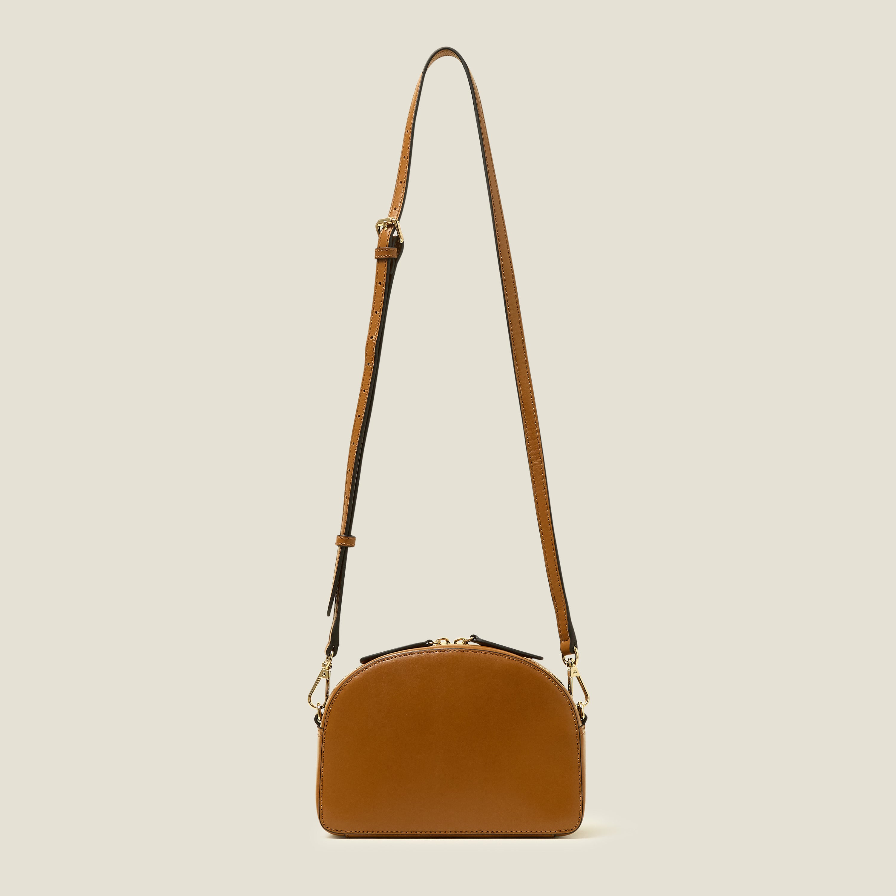 Babaluna Crossbody - Whipstitch Stem Tan