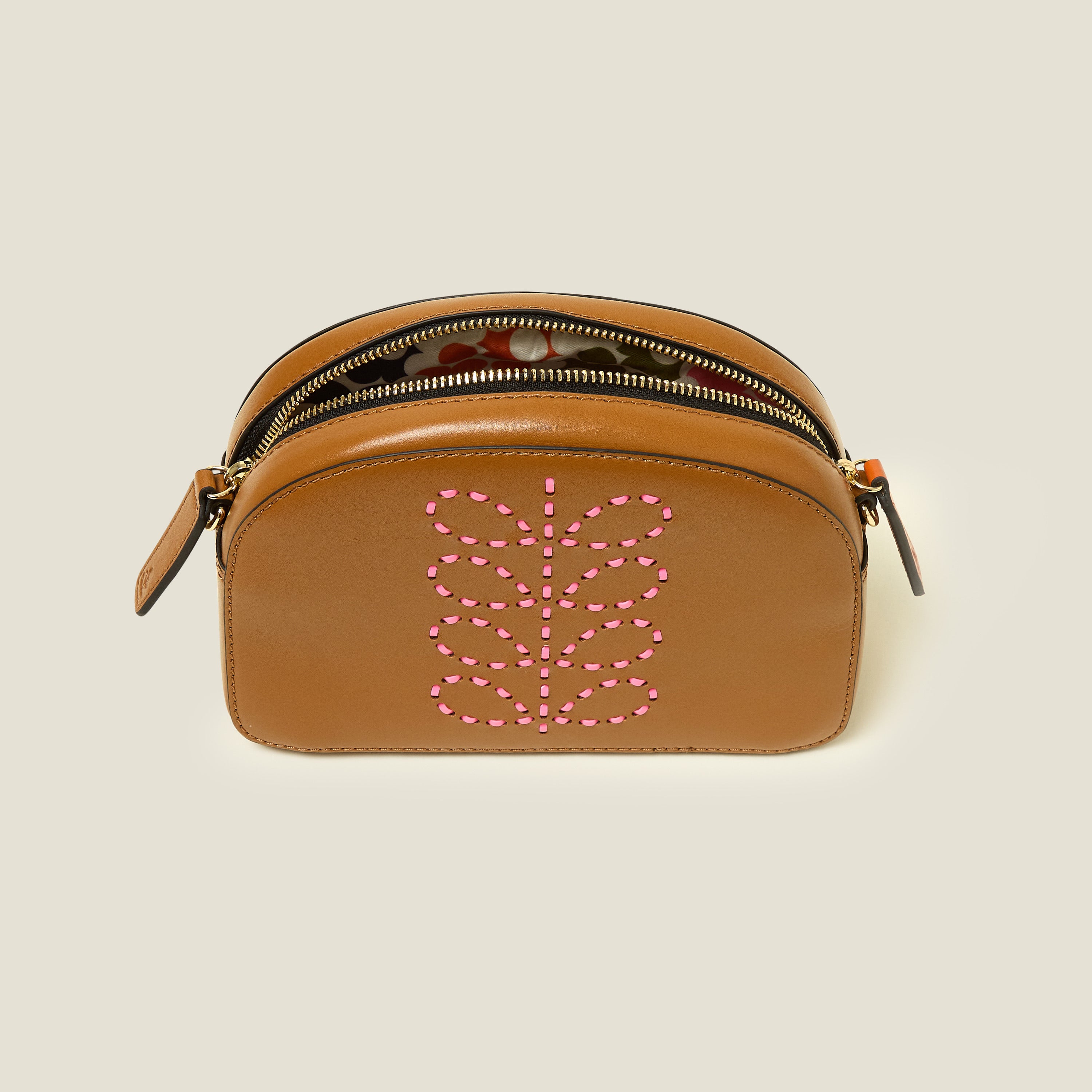 Babaluna Crossbody - Whipstitch Stem Tan