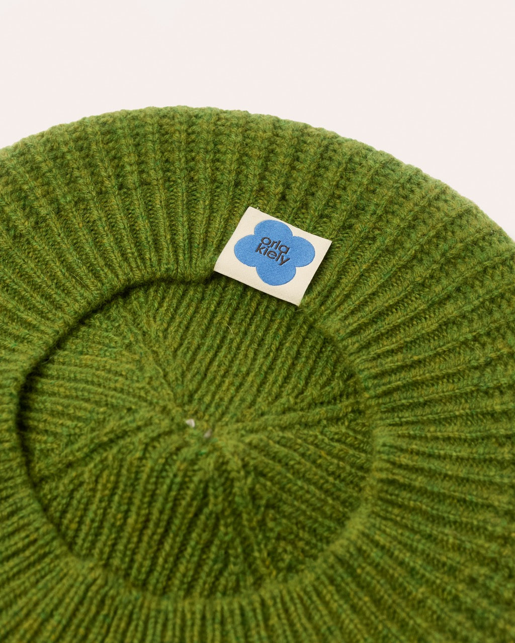 Beret - Colourblock Pink/Moss