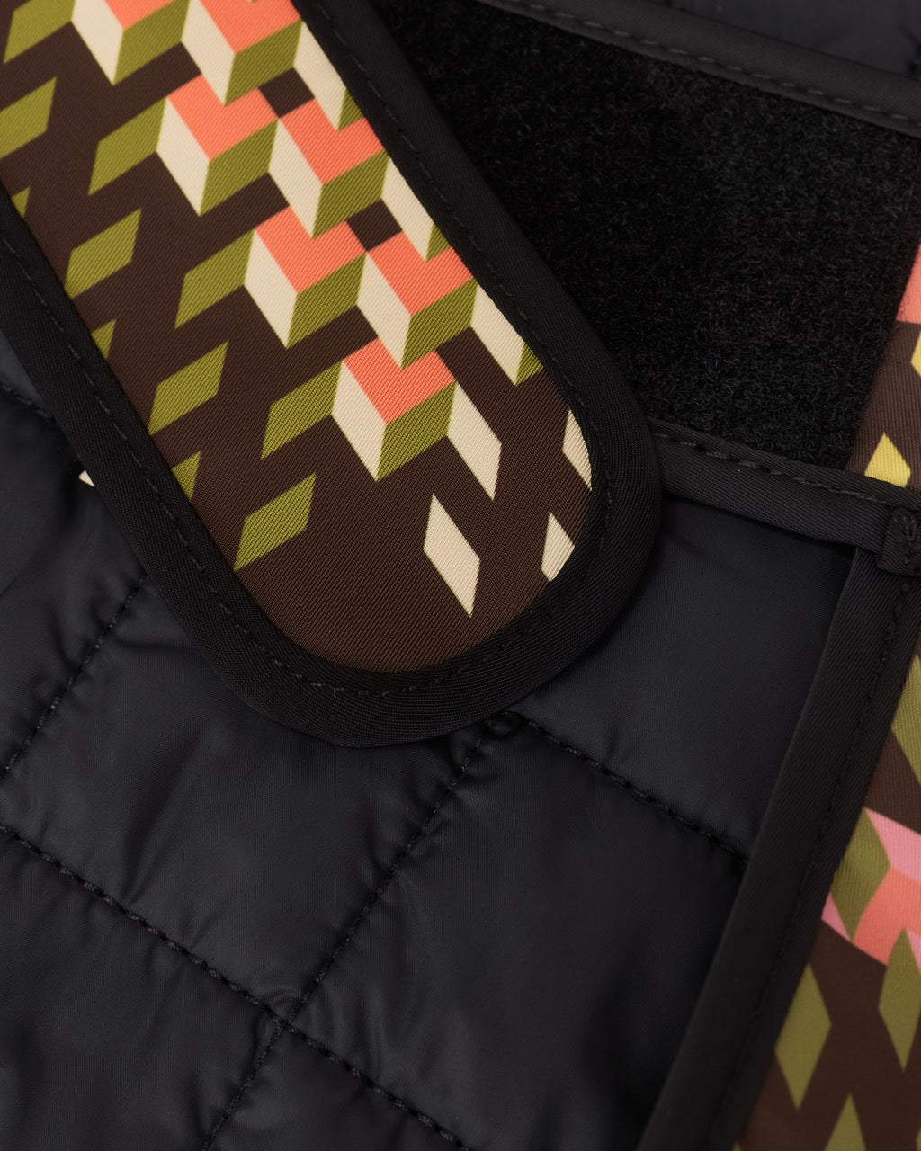 Dog Coat - Cubic Check Cocoa
