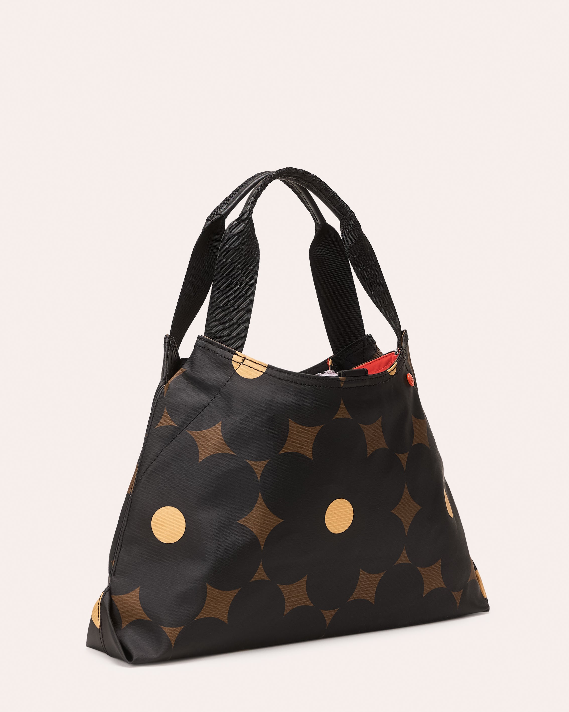 Classic Shoulder Bag - Flower Power Ebony