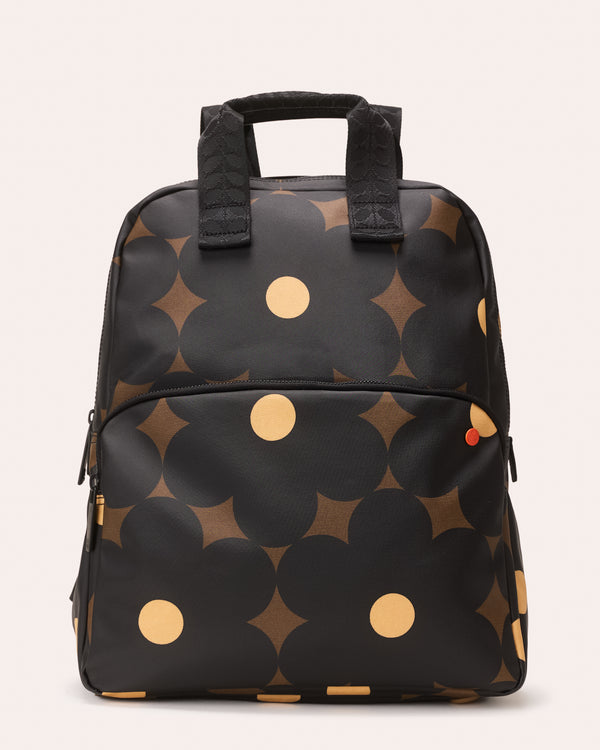 Lotta Backpack - Flower Power Ebony