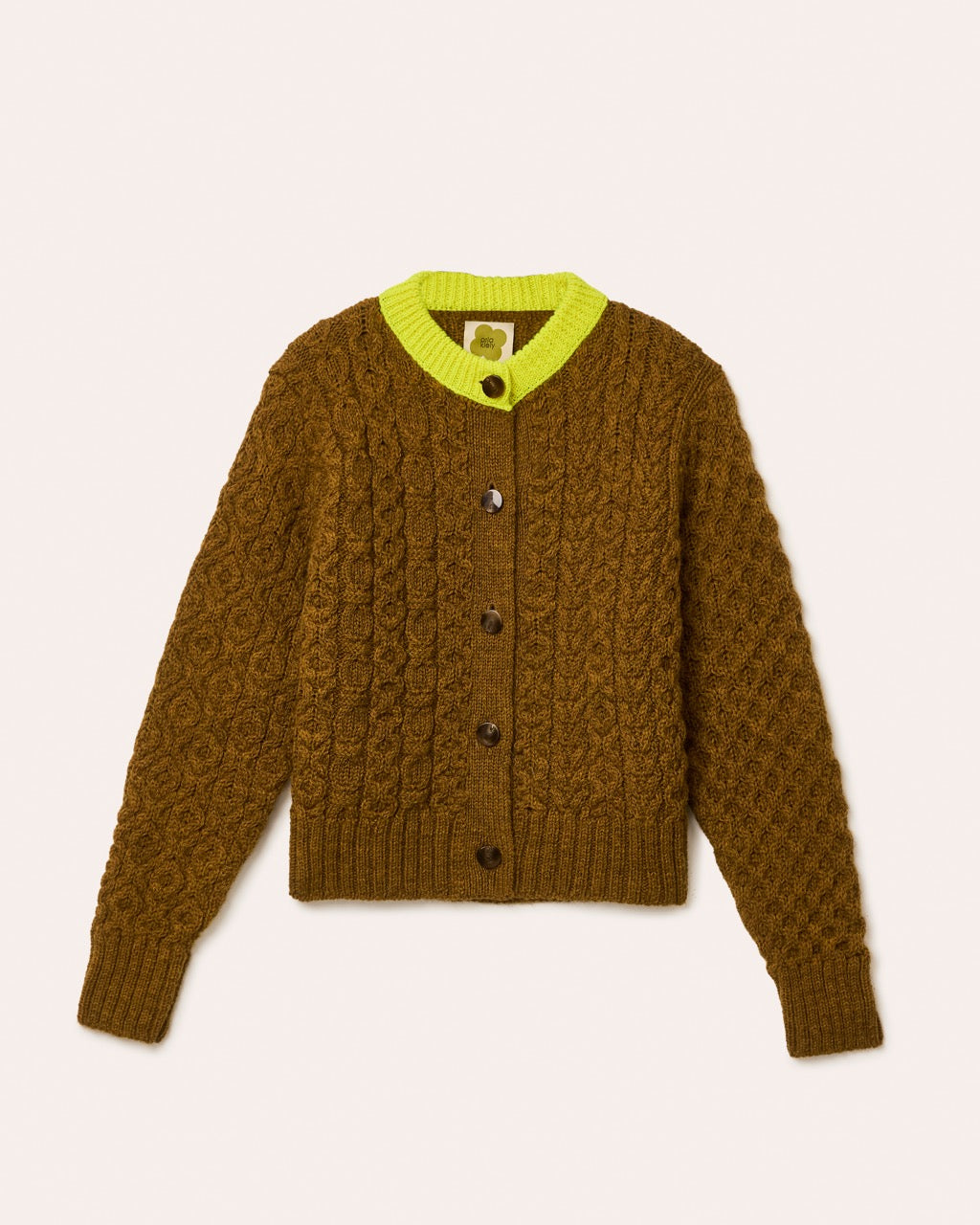 Maeve Cardigan - Zest Yellow/Harvest