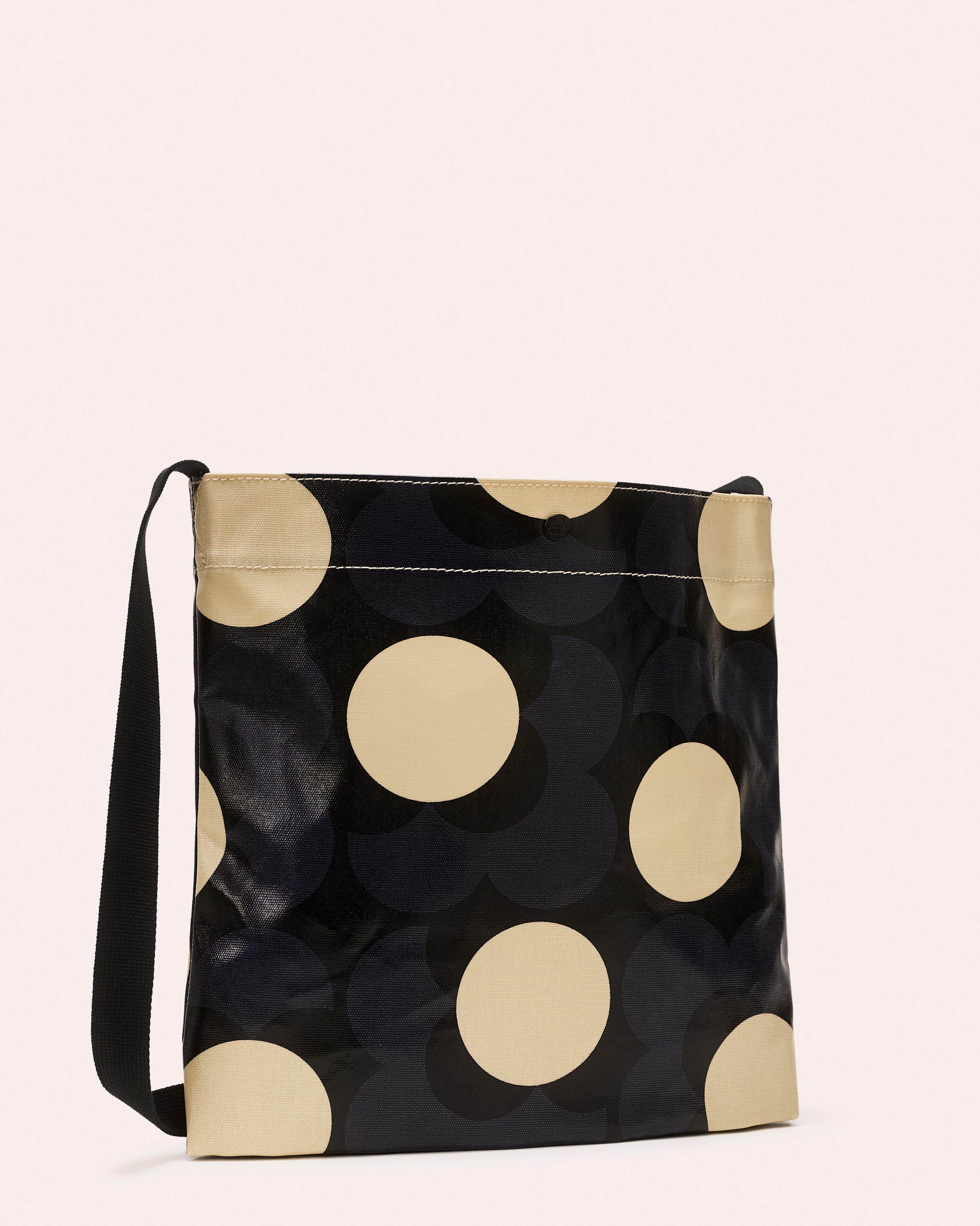 On a Roll Crossbody - Shiny Shadow Flower Midnight