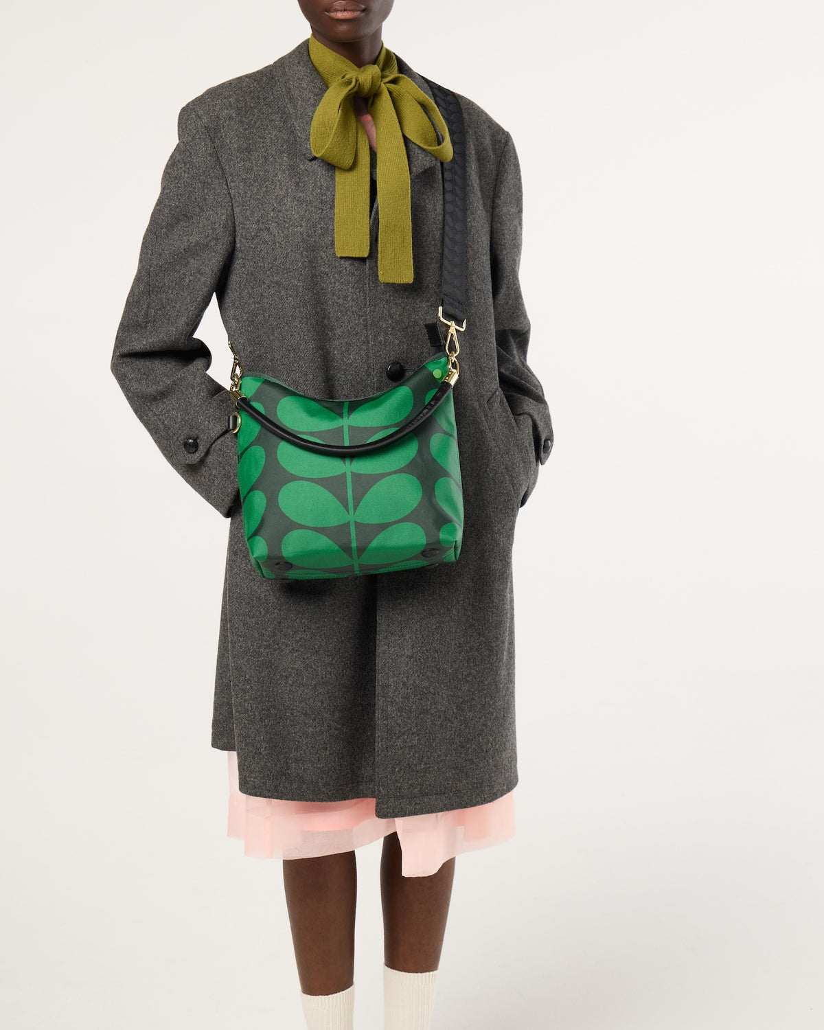 Cross Carry Shoulder Bag - Solid Stem Forest