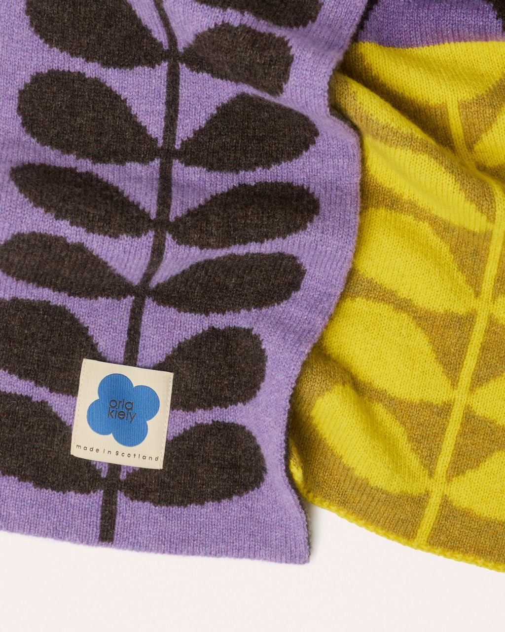 Duo Scarf - Sixties Stem Sunnyside/Cocoa/Clemantis