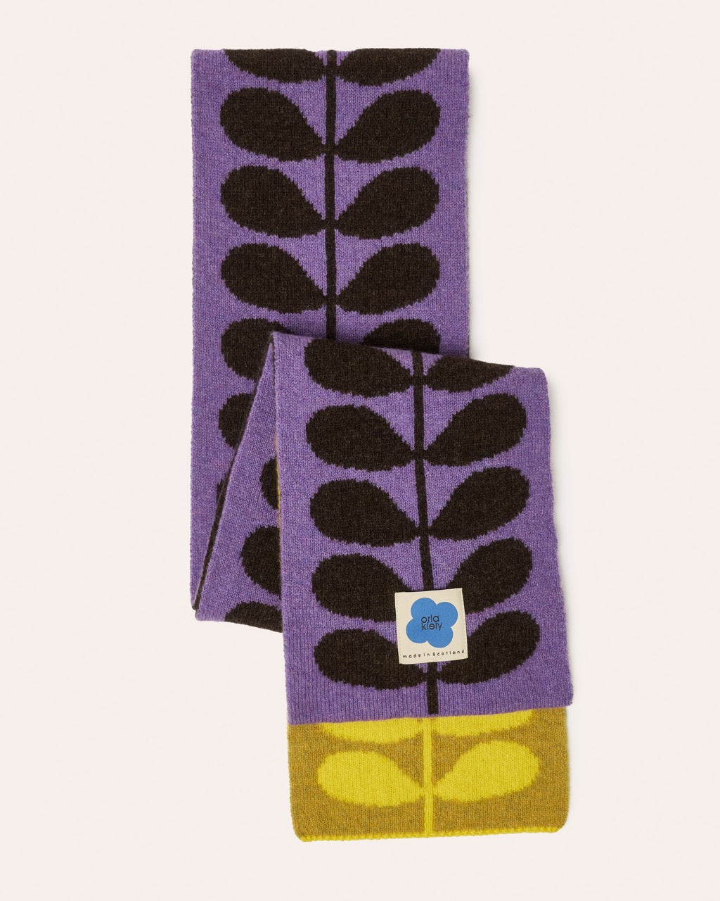 Duo Scarf - Sixties Stem Sunnyside/Cocoa/Clemantis