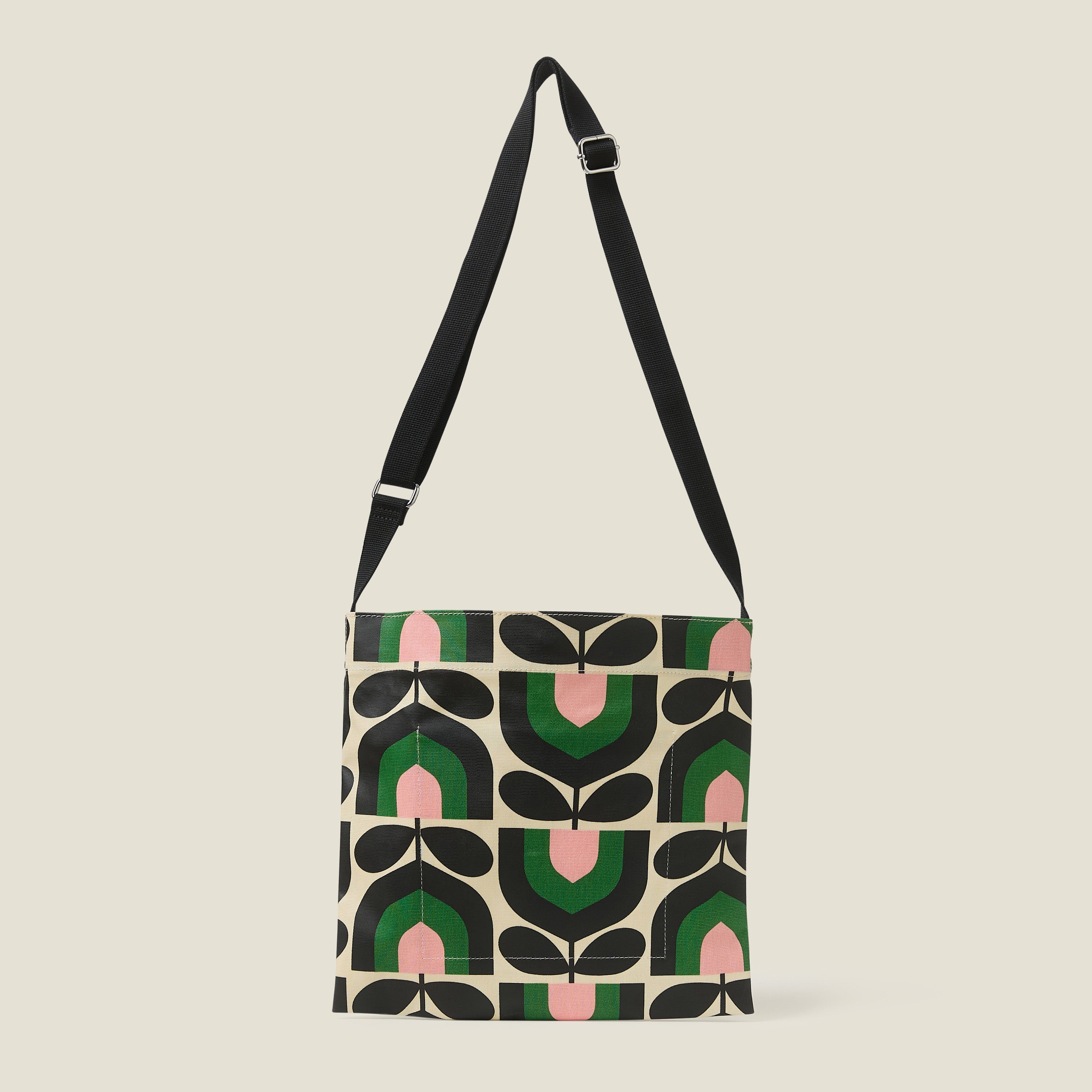 On A Roll Crossbody - Stripe Tulip Spring