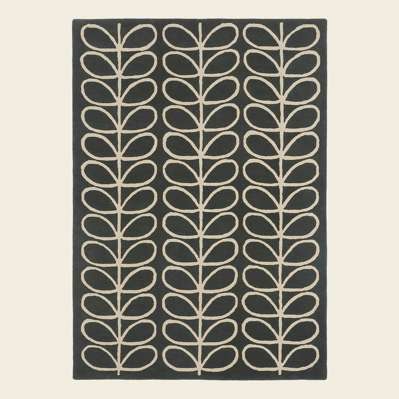 Orla Kiely Linear Stem Slate Rug