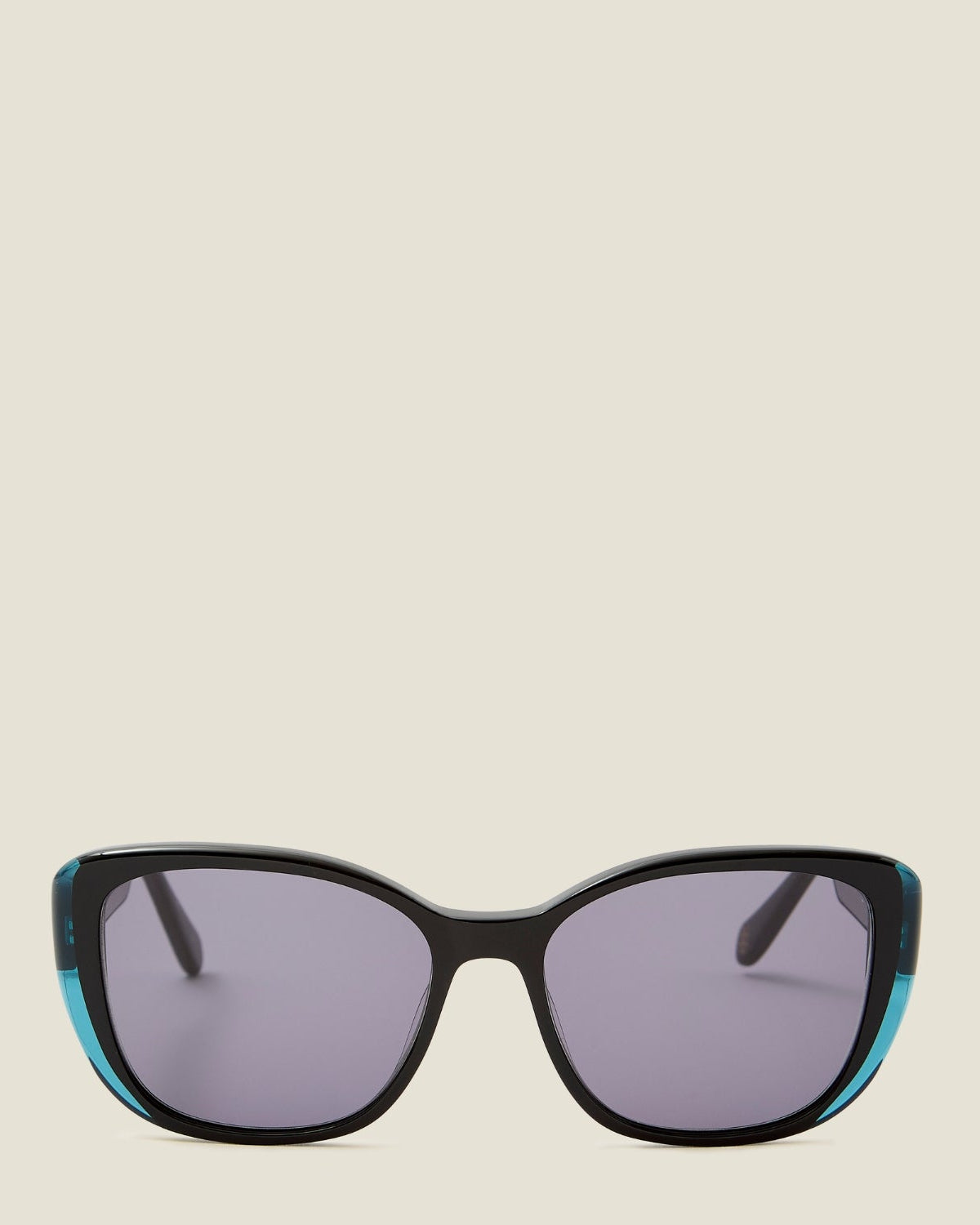 Azalea Sunglasses - Turquoise & Puzzle Flower Teal