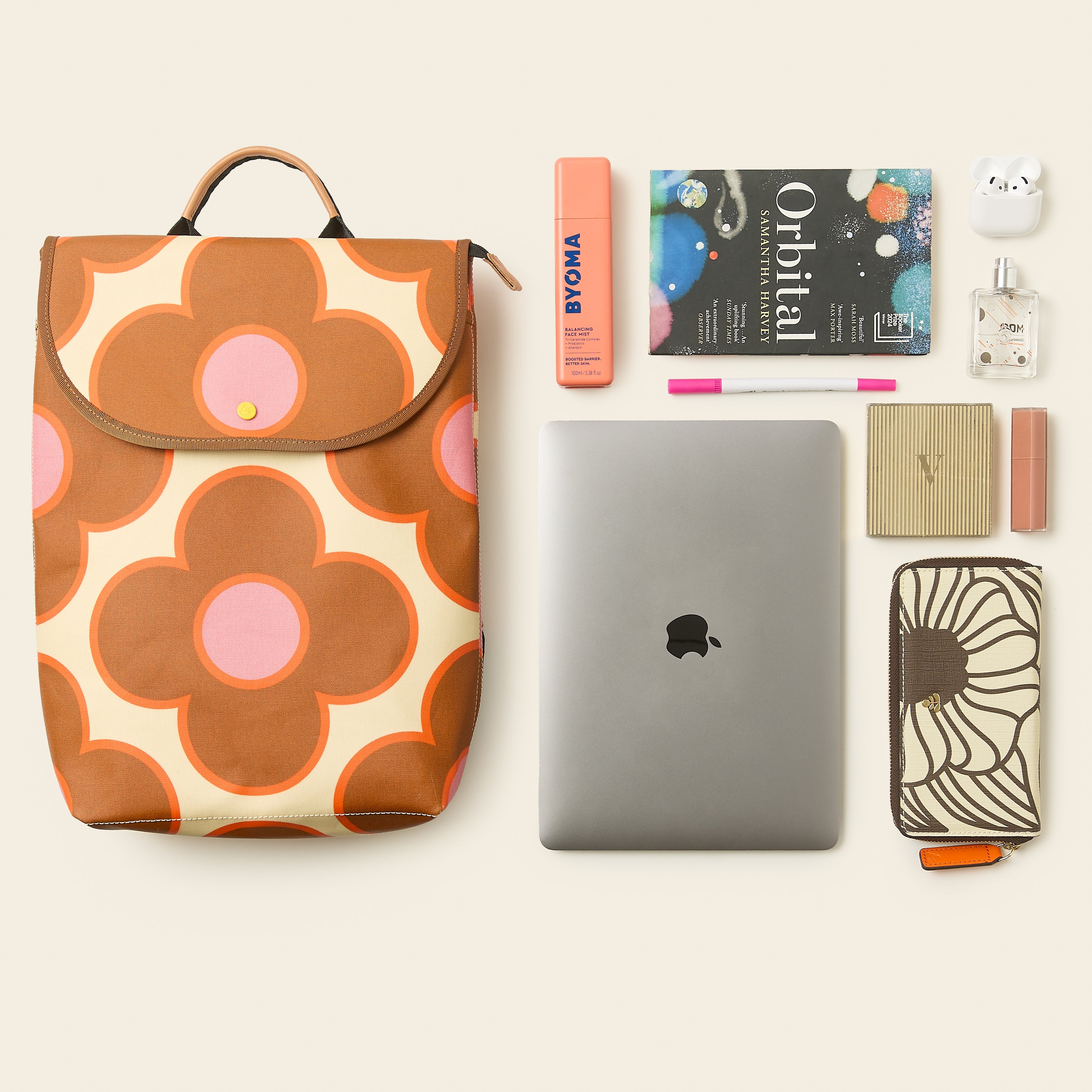 Acre Backpack - Flower Spot Persimmon
