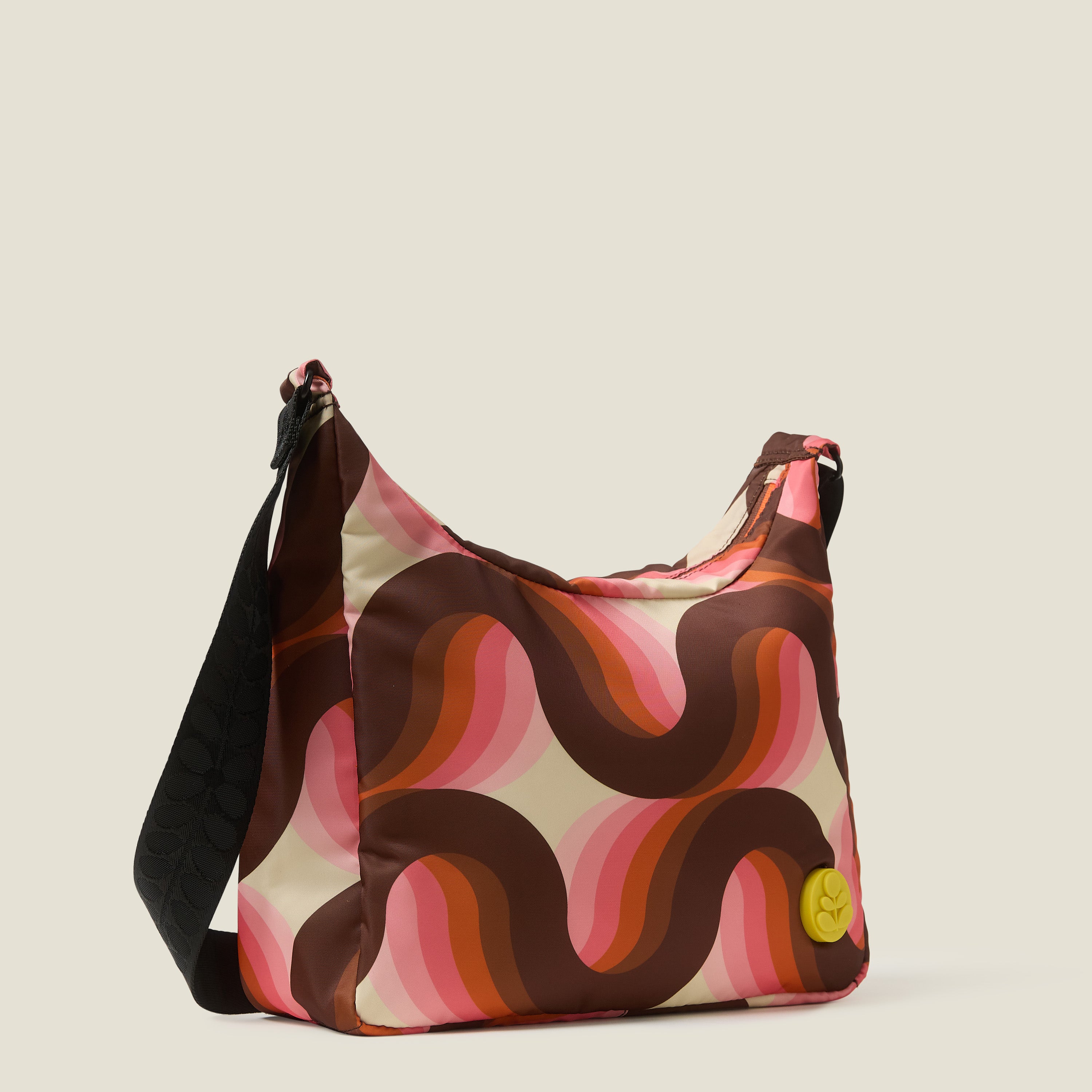 Area Hobo Crossbody - Rolling Waves Rose