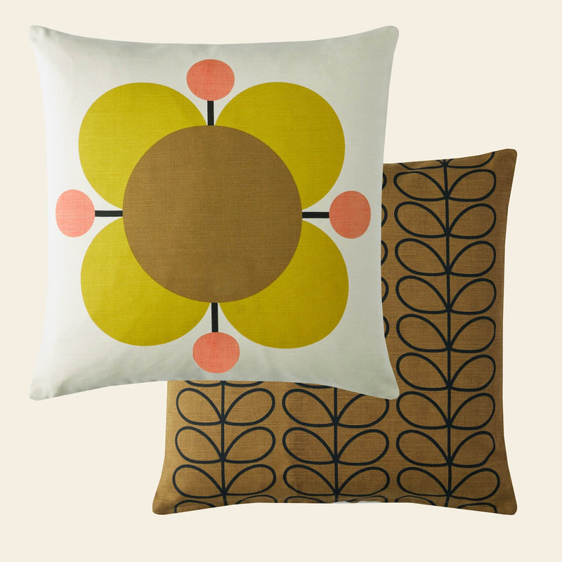 Atomic Flower Cushion - Primrose